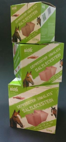 Biova Salzlecksteine ca 5kg -gepresst